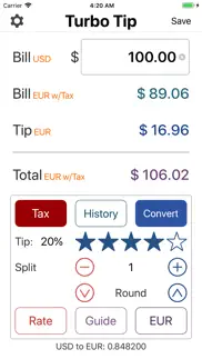 turbo tip calculator iphone images 2