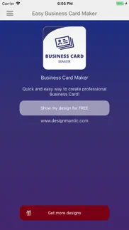 easy business card maker iphone images 1