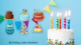 3d happy birthday cake sticker iphone images 1