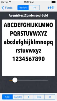 font preview tool for desing. iphone images 2