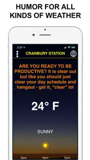 funnycast - funny weather iPhone Captures Décran 1