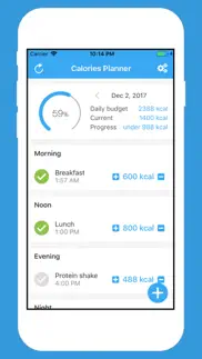 calories planner iphone images 1