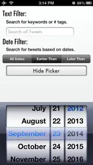 tweet cleaner - delete tweets iPhone Captures Décran 2