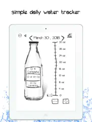 simple daily water tracker ipad images 1