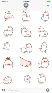 animated little alpaca sticker iphone images 1