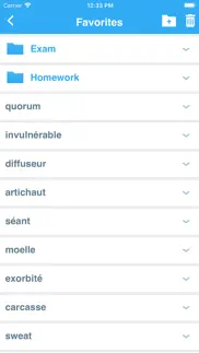 collins french dictionary iPhone Captures Décran 4