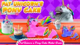 fat unicorn cooking pony cake iphone images 1