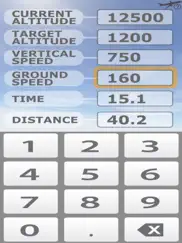 aviation descent calculator ipad capturas de pantalla 1