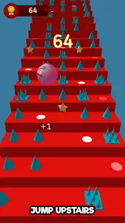 stairs jump ball - funny race iphone images 1