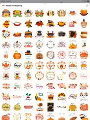 happy thanksgiving day sticker ipad images 2