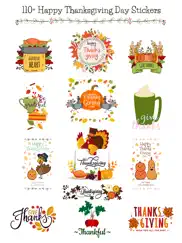 happy thanksgiving day sticker ipad images 1