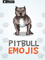 pitbullmoji - pit bull emojis ipad images 1