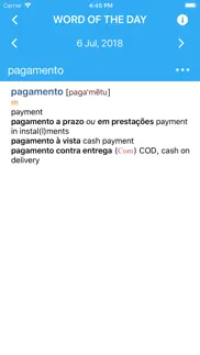 collins portuguese dictionary iphone capturas de pantalla 4