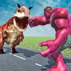 monster hero vs dinosaur - fight survival battle logo, reviews