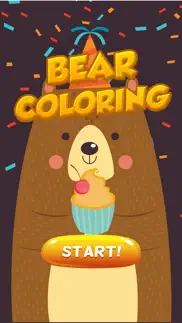 bear coloring and painting book iphone images 1
