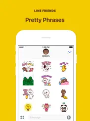 line friends pretty phrases ipad images 1