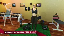 virtual gym girl fitness yoga iphone images 2