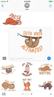 sloth emoji and stickers iphone images 1