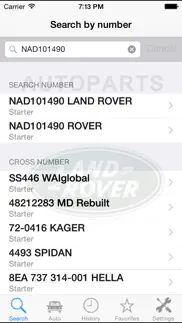 autoparts for land rover iPhone Captures Décran 1