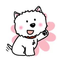 snow westie dog sticker logo, reviews