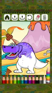 dinosaurs - coloring book iphone images 3