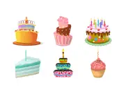 3d happy birthday cake sticker ipad images 4