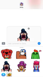 emoticono animado brawl stars iphone capturas de pantalla 4