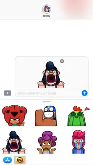 Animerte emojier Brawl Stars iphone bilder 3