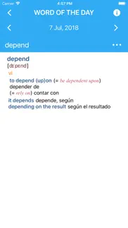 collins spanish dictionary iphone capturas de pantalla 1