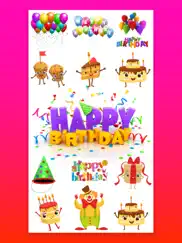 happy birthday wish stickers ipad images 1