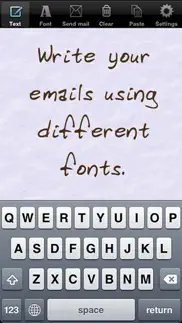 email in handschrift iphone bildschirmfoto 1