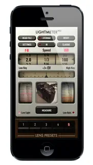 mylightmeter pro iphone capturas de pantalla 1