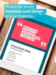 print business card maker ipad images 1