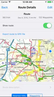 cotswolds maps offline iPhone Captures Décran 3