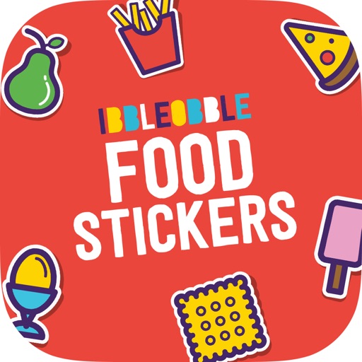 Ibbleobble Food Stickers for iMessage app reviews download