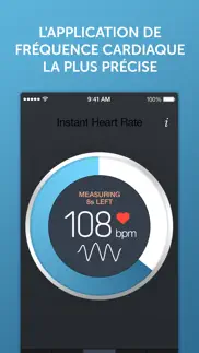fréquence cardiaque+ iPhone Captures Décran 1