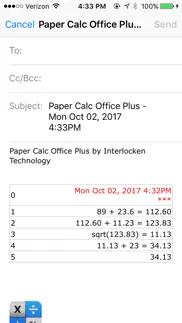 paper calc office lite iphone images 4