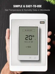 digital temperature&hygrometer ipad images 1