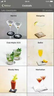 cuisine visuelle – cocktails iPhone Captures Décran 1