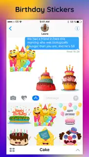 birthday cake wishes stickers iphone images 2