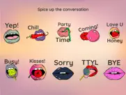 kiss lips dirty sticker emojis ipad images 3