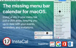 instacal - menu bar calendar iphone images 1