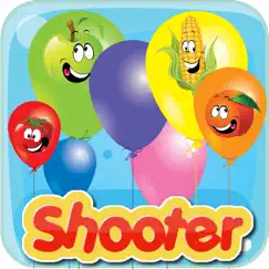 fruit bubble balloon shooter connect match logo, reviews