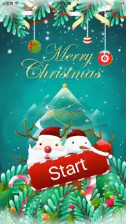 christmas sticker & santa hat iphone images 1