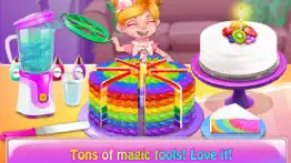 rainbow unicorn cake maker iphone images 4