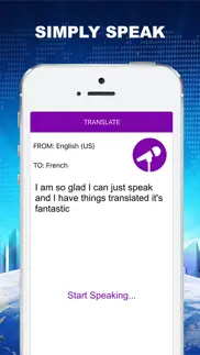 speak to translate - simple iPhone Captures Décran 1