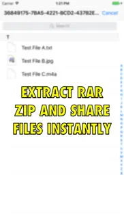 unrar - rar zip file extractor iphone images 3