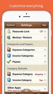 easy expenses tracker iPhone Captures Décran 3