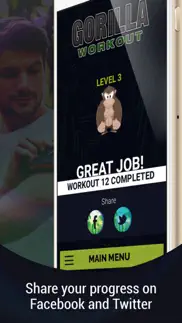 gorilla workout: build muscle iphone resimleri 4