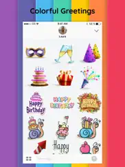 happy birthday stickers pack ipad images 3